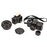A Pentax Auto 110 SLR Camera,