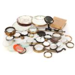 A Large Collection of Microscope Mirrors & Condenser lenses,