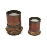 Two Waterhouse Stop Brass Lenses,