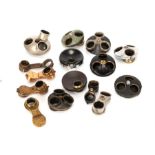 A Large Collection of Microscope Nosepieces,