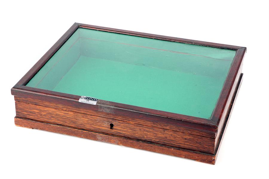 A Mahogany Table Top Display Case,