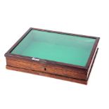 A Mahogany Table Top Display Case,