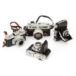 A Small Collection of Four Cameras,