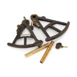 Ebony Framed Octant & Sextant Spares,