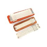 Eighteen Small Slide rules,