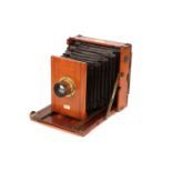 A J. T. Chapman Scott's Patent Half Plate Mahogany Field Camera,