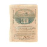 A Thames Tunnel Company Admission Ticket,