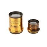 Two Brass Bound Lenses By C. Burr