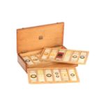 A Collection of 36 Microscope Slides,