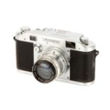 An Ilford Witness Rangefinder Camera,