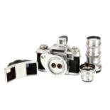 A Zeiss Ikon Contax IIIa Stereotar Rangefinder Camera,