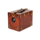 A Houghton Holborn Ilex No.8 DeLuxe 3¼×4¼'' Falling Plate Camera,