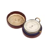 A Compensated Pocket Barometer Altimeter by Ross, London,