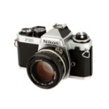 A Nikon FE2 SLR Camera,