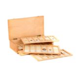 A Collection of 28 Microscope Slides,