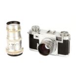 A Zeiss Ikon Contax IIa Rangefinder Camera,