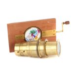 A Magic Lantern Kaleidoscope & Slide,