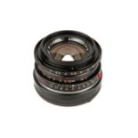 A Leitz Canada Summicron-M f/2 35mm Lens,