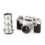 A Zeiss Ikon Contax IIIa Rangefinder Camera,