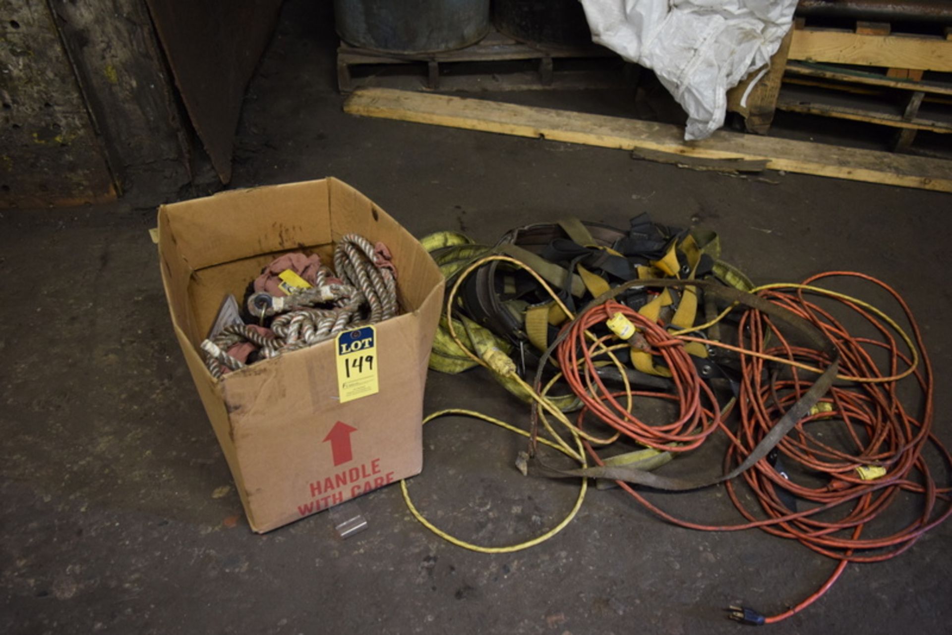 rope and safety gear