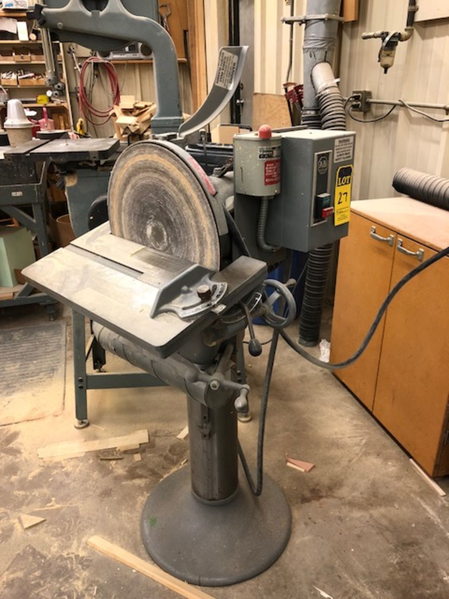 State d16 16" single end disc sander s/n 5371, 2 hp - removal available October 26, 2018