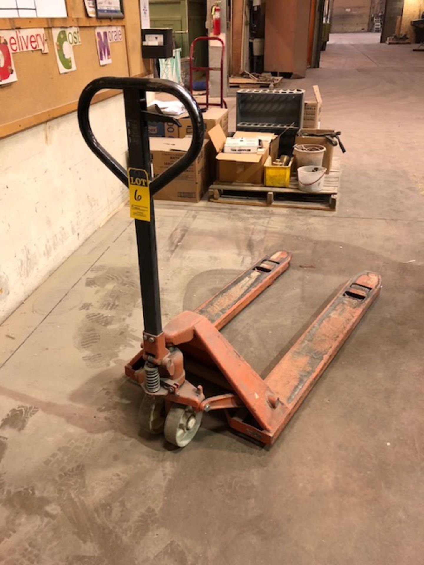 Pallet jack - removal available October 26, 2018