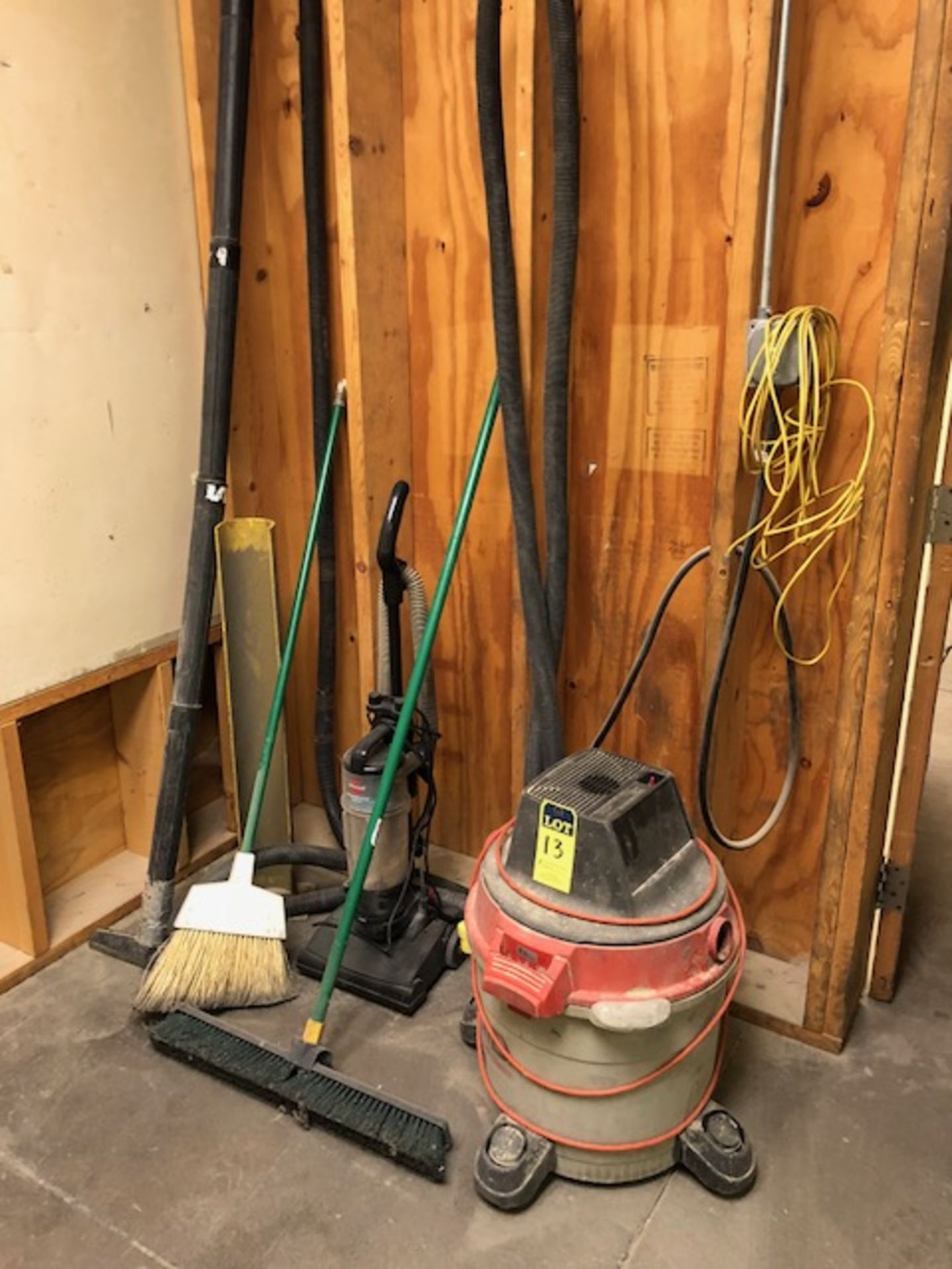 Vacuums and misc in corner - removal available October 26, 2018