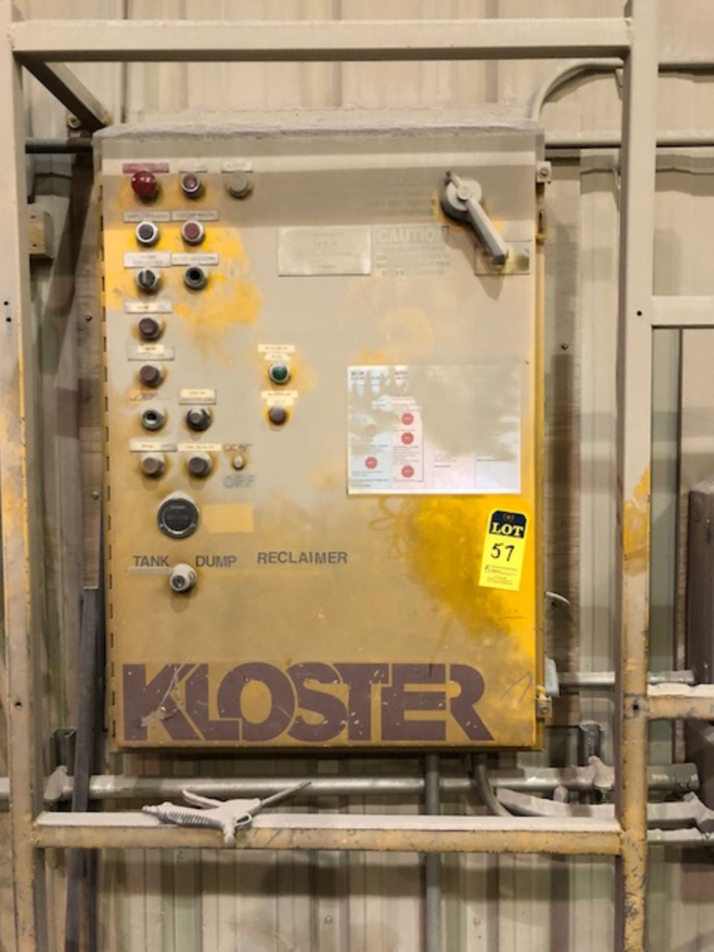 kloster reclaim system s/n ms-6952 to include lots # 57,58,59,60,61 to be sold as a group or