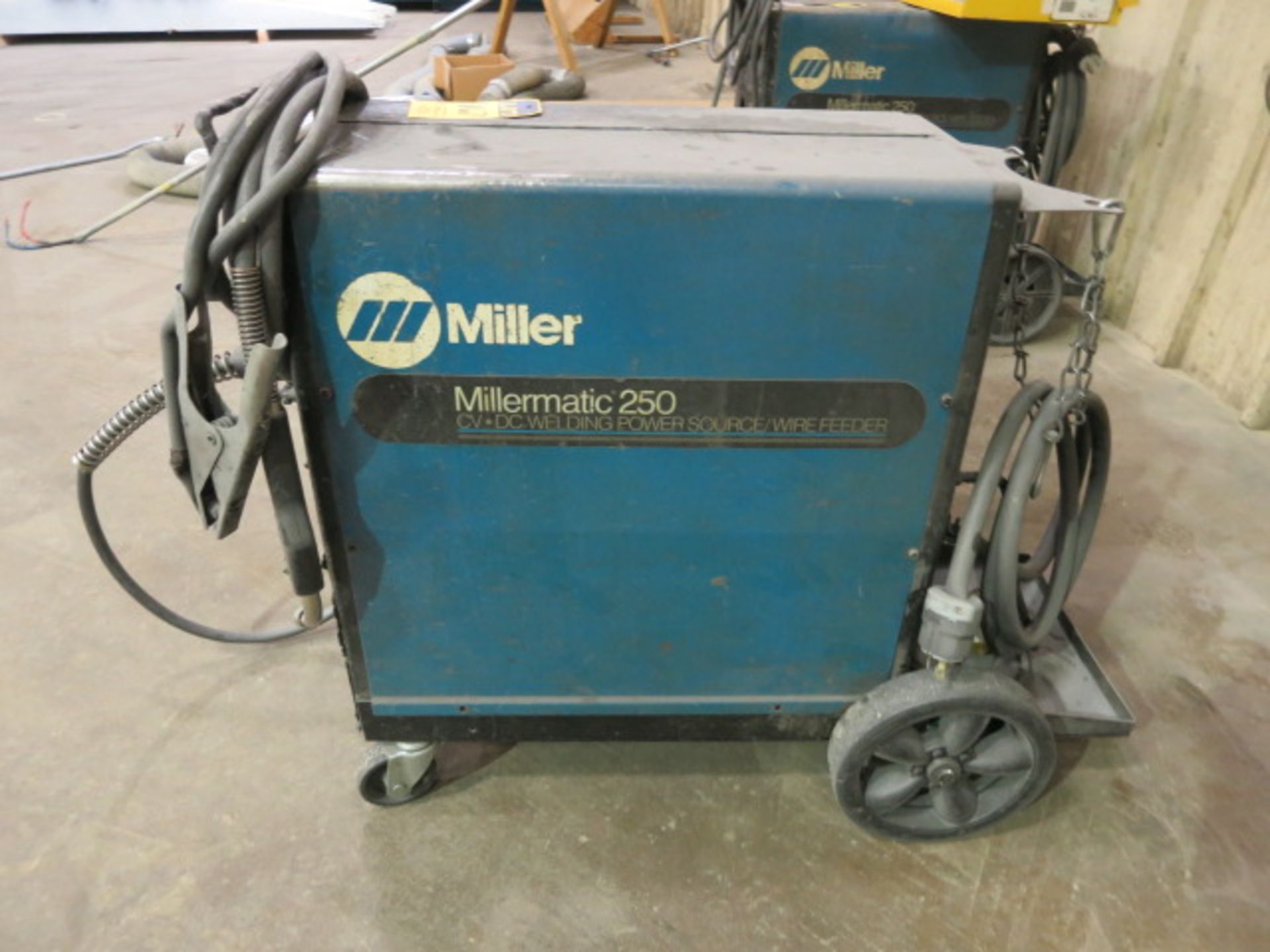 Millermatic 250 250 Amp Wire Feed Welder on Cart with Tweco Torch, 220 Volt, Sinel Phase Power, S/N: - Image 2 of 2