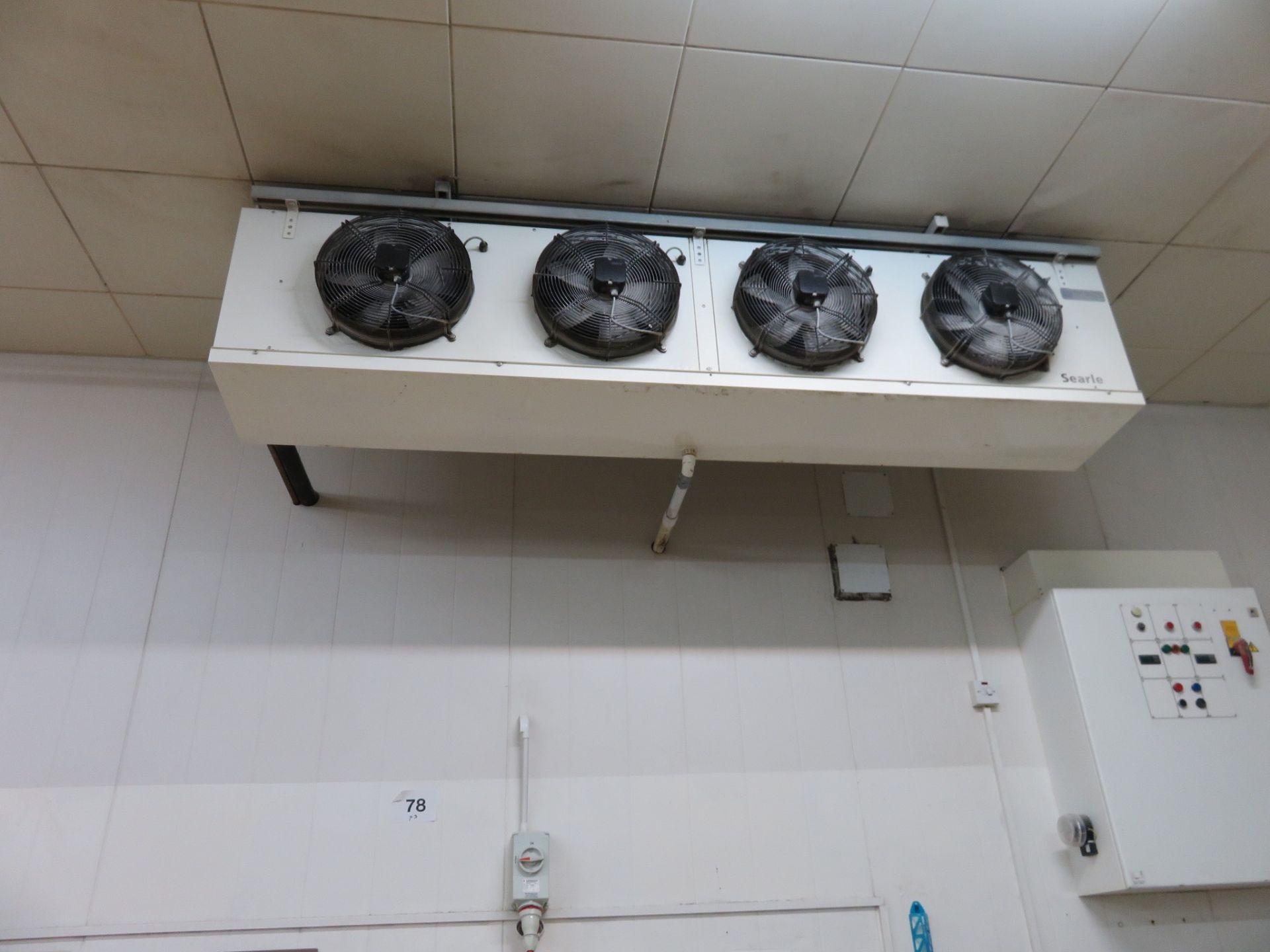 3 x Searle 4 Fan Evaporator. lift out charge £210