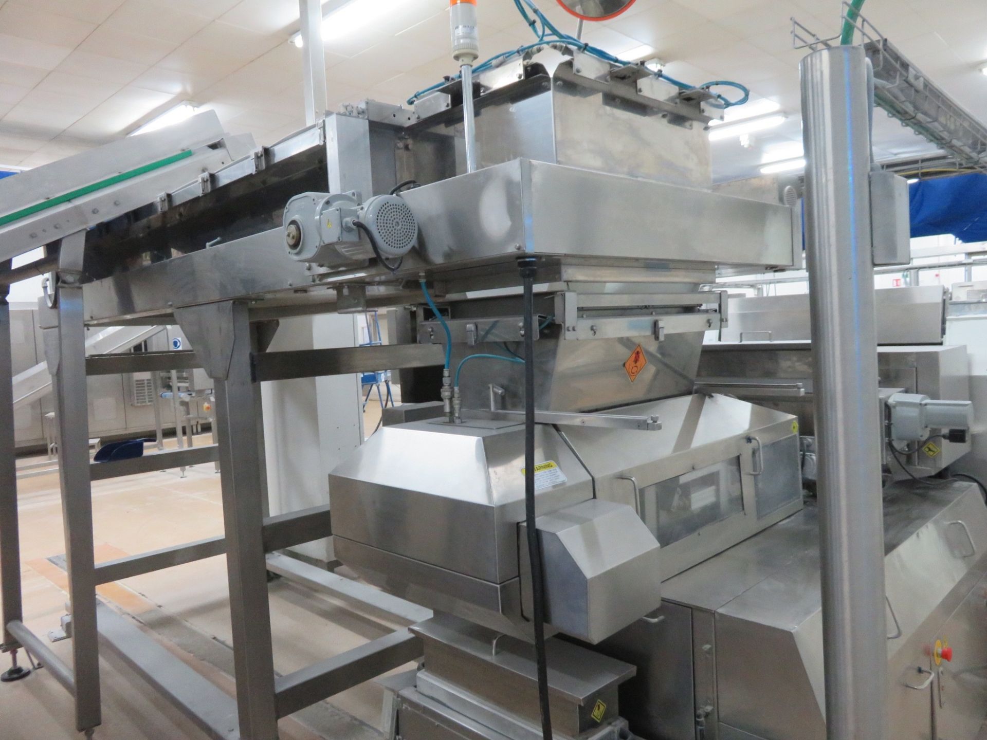 Complete Rheon sheet making line/Fat Pump/Stretcher/Compact sheet maker / VX602 900mm belt LO£1500 - Image 4 of 25