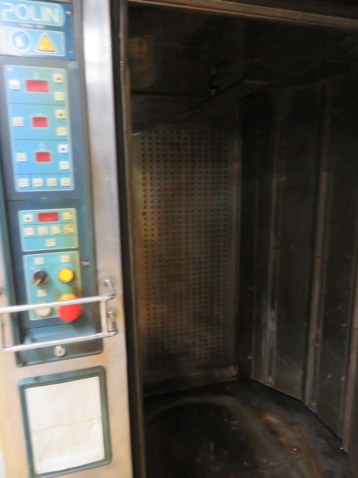 Polin S/s gas fired Oven. Takes 1 x double Rotary Rack Type B23 . Lift Out £320 - Image 3 of 3