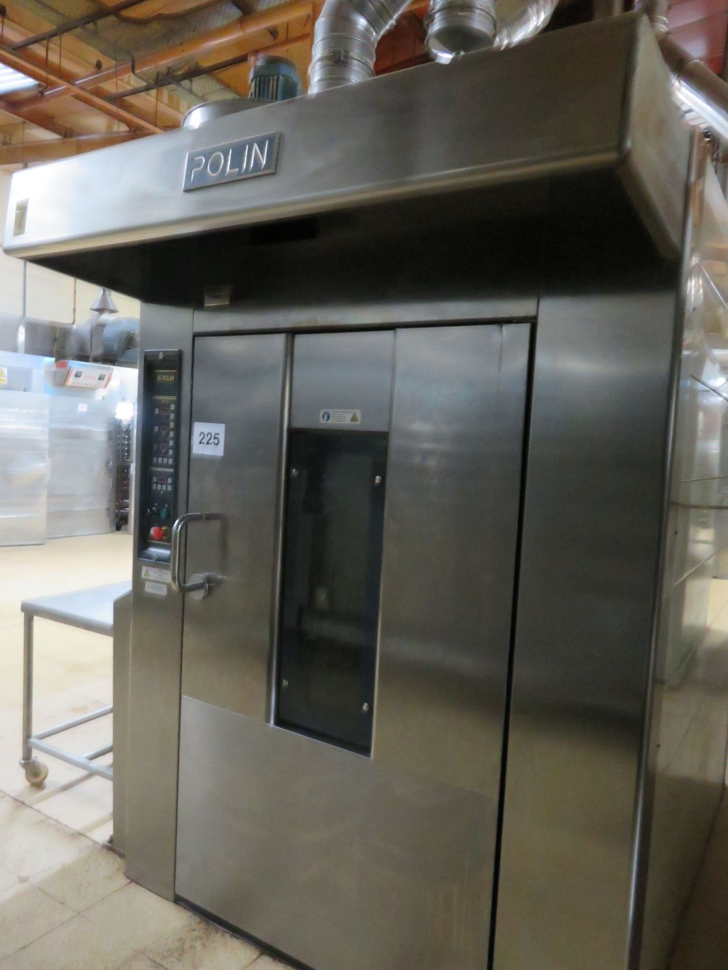 Polin S/s gas fired Oven. Takes 1 x double Rotary Rack Type B23 . Lift Out £300 - Image 2 of 2