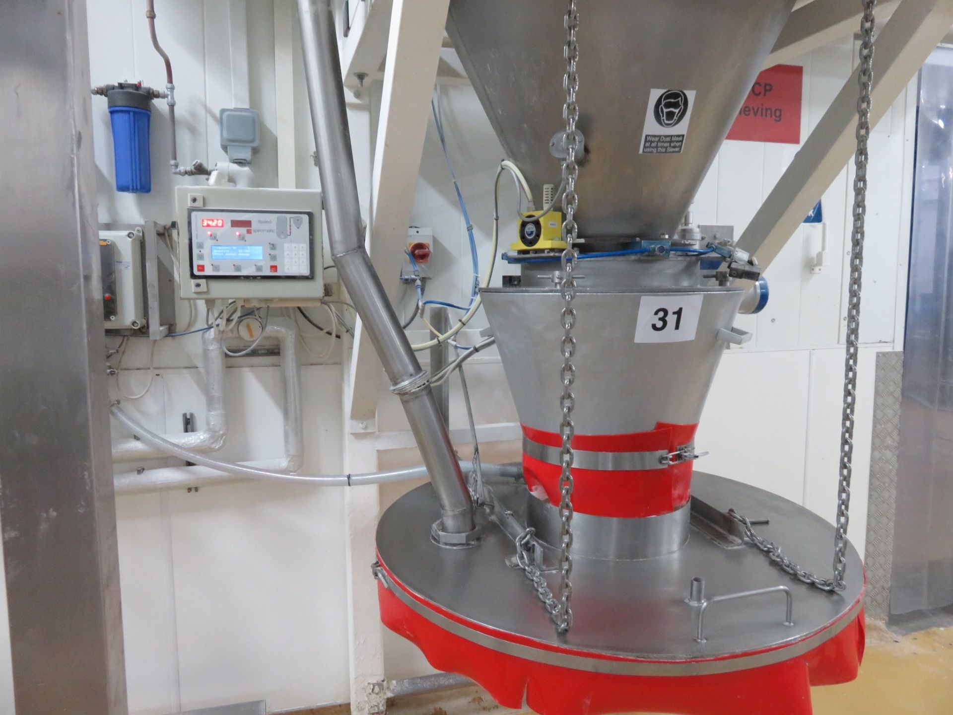 Spiromatic model Spido 6. Flour delivery system. Up to 350 kilos.On weigh cell. Lift Out £300 - Bild 2 aus 7