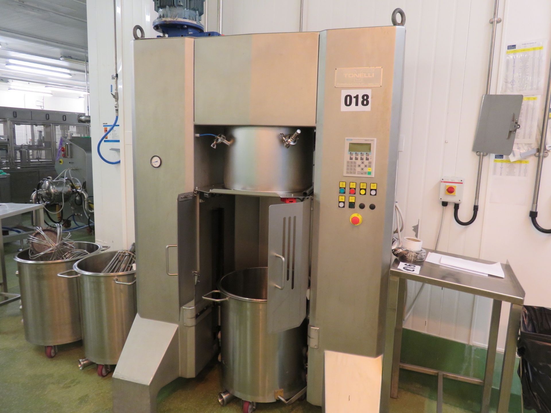 Tonelli 120 LT High Speed Mixer. S/s. YOM 2013. With 1 bowl. Lift out £210 - Bild 2 aus 6