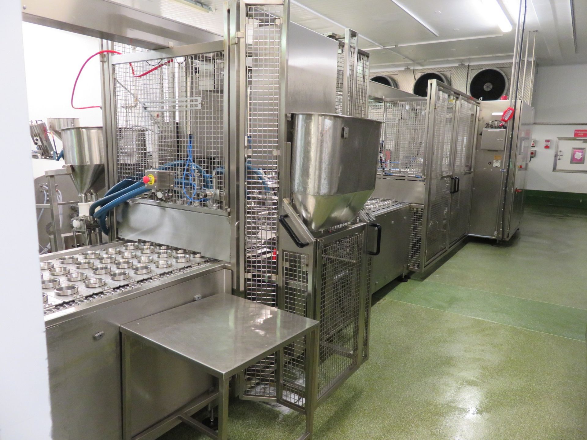 CWM Automation Complete dessert line: de-nester, filling & lidding. Lift out £2,700 - Image 3 of 12