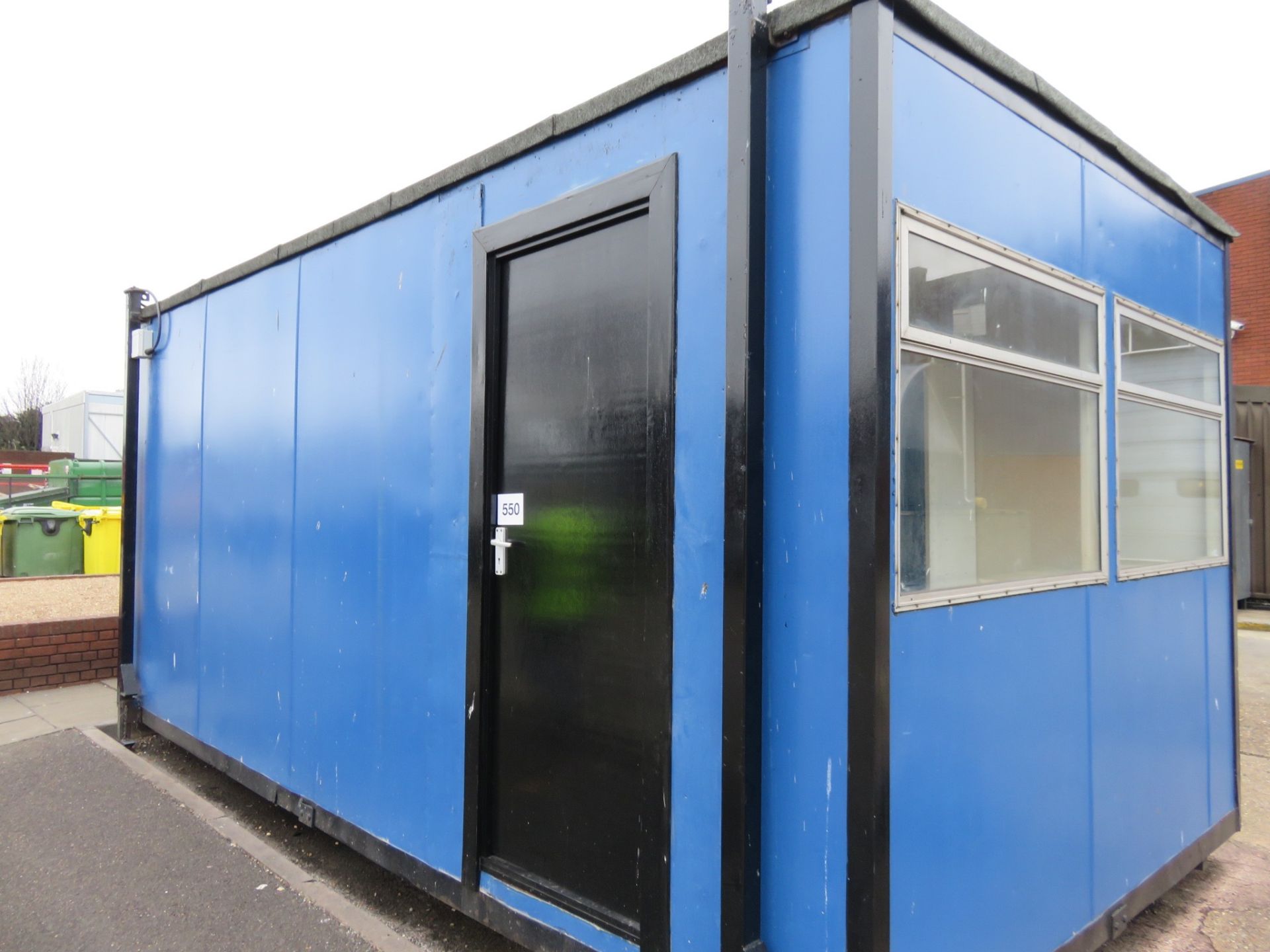 Portacabin. 2 doors, 2 windows. Approx 2800 x 6000mm. BTR Lift out charge £600