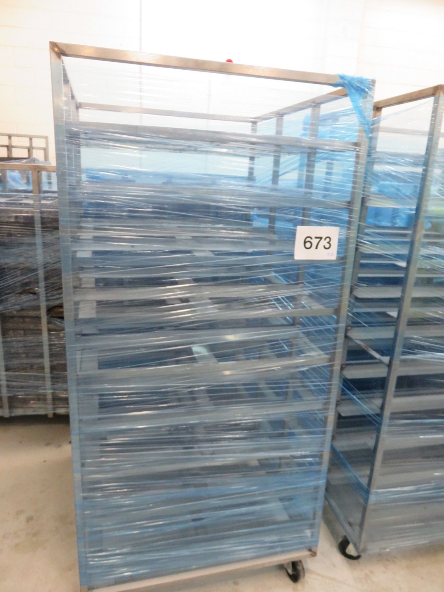 4 x mobile Trolleys 1.8 high x 1 meter. Lift out charge £20