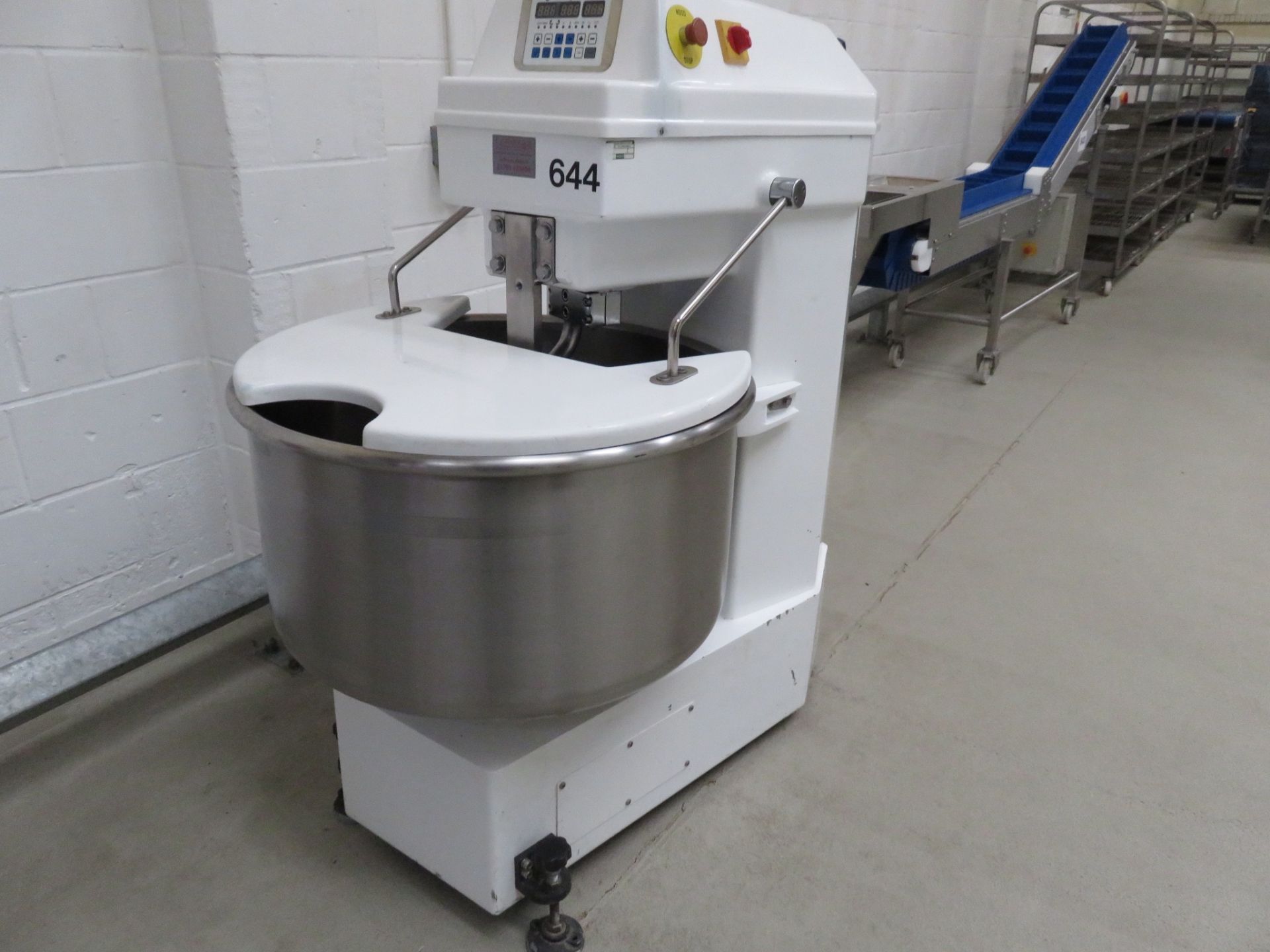 Spiral Mixer by RexTec. 80 ltr. S/s bowl. 2 speed forward & reverse. Lift out charge £30 - Bild 3 aus 4