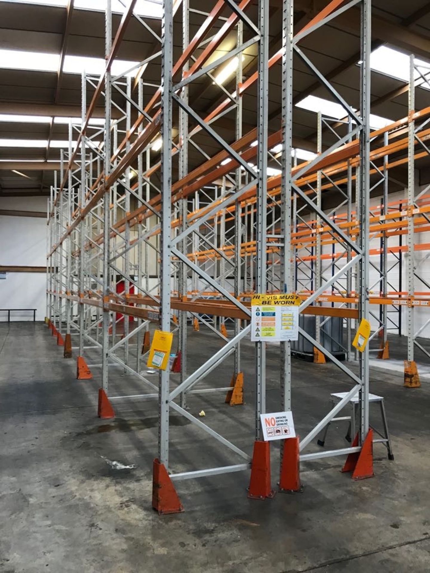 Pallet Racking 28 bays x 2800mm x 3 bays high. Lift out charge £420 - Image 2 of 5