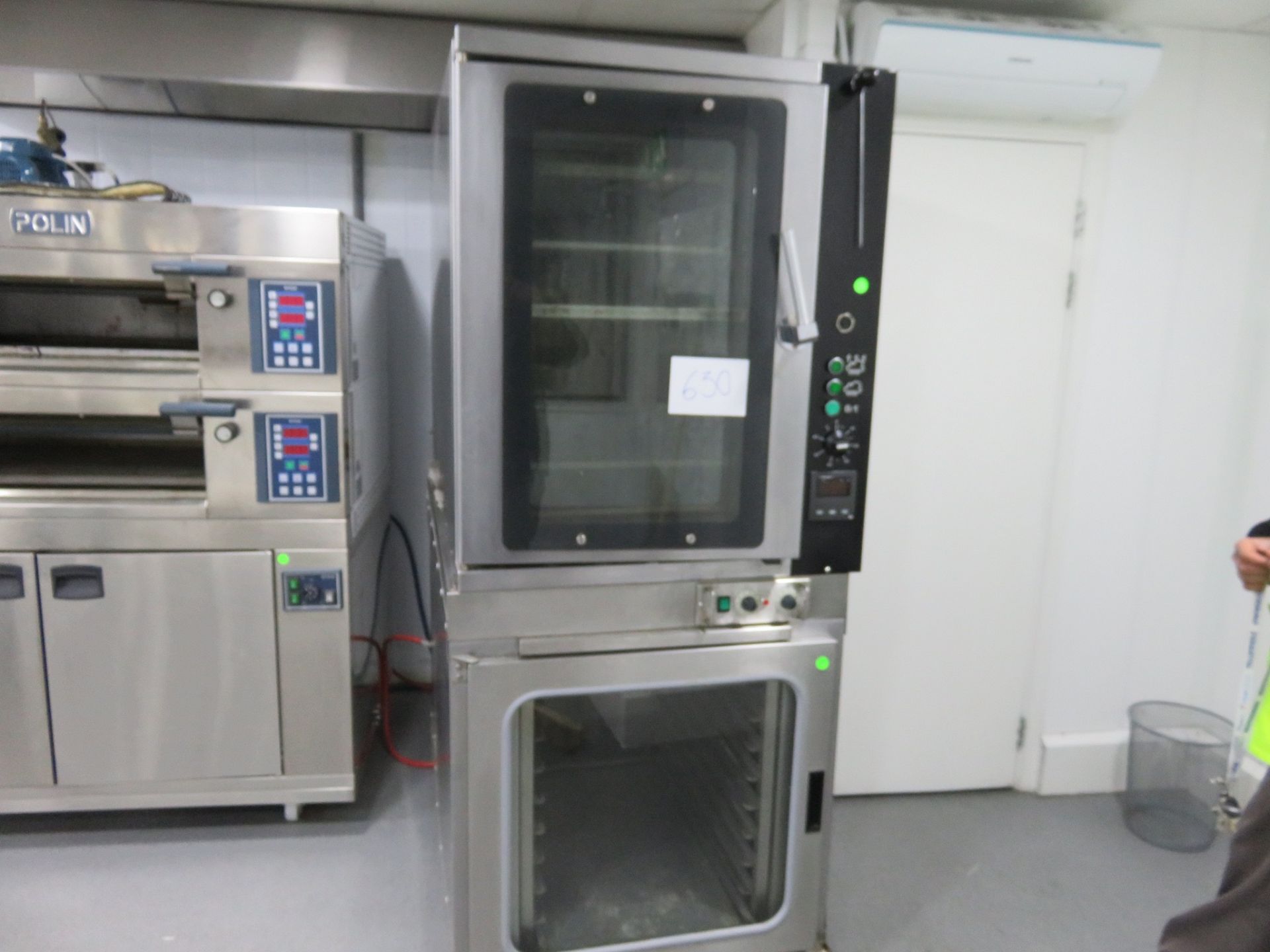 Convection oven complete with steam. Lift out charge £40