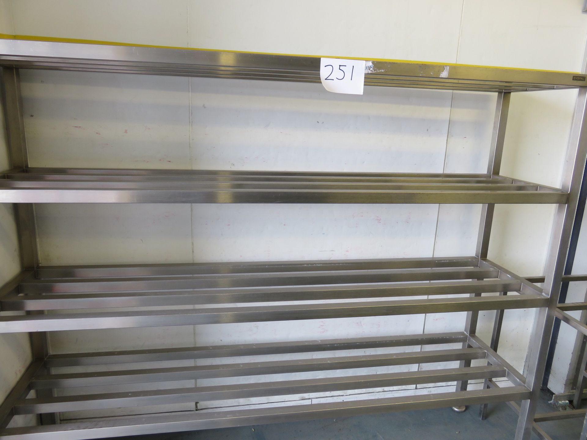 S/S Syspal rack. Approx. 2040 x 1670mm high LO £10 - Image 4 of 4