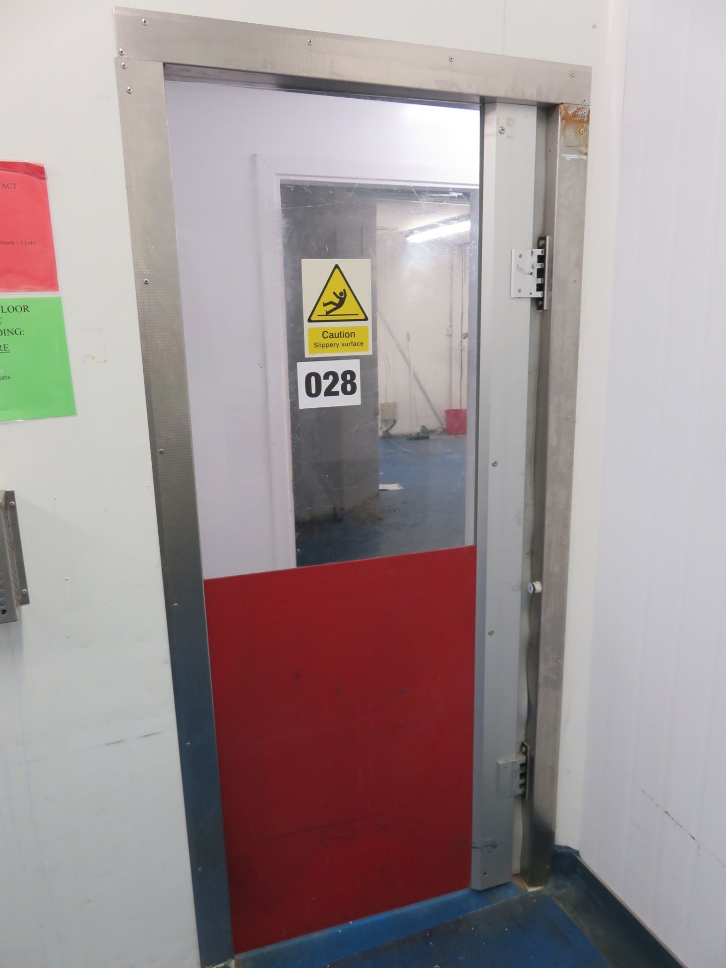 Plastic Swing Door b Bernos FD2000e. Approx 830 x 2000mm high. LO £40