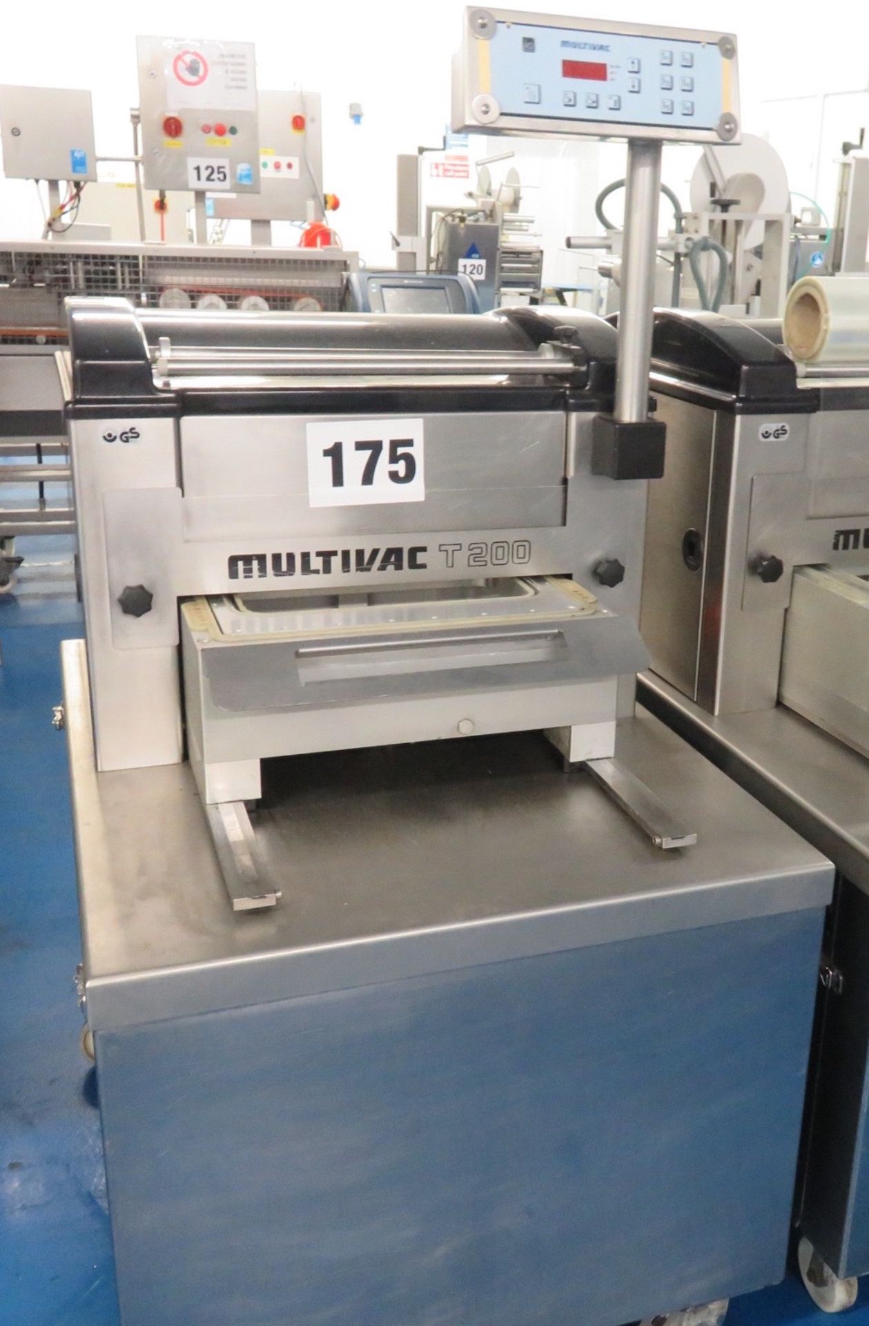 Multivac T200 Tray Sealing machine. Die size approx 345 x 190mm. LO £40