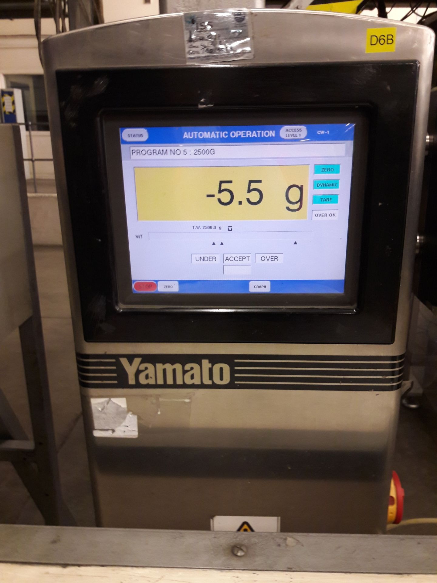 Yamato Check weigher. Minimum weight 60g, maximum 4000g. Lift Out £15 - Image 2 of 5