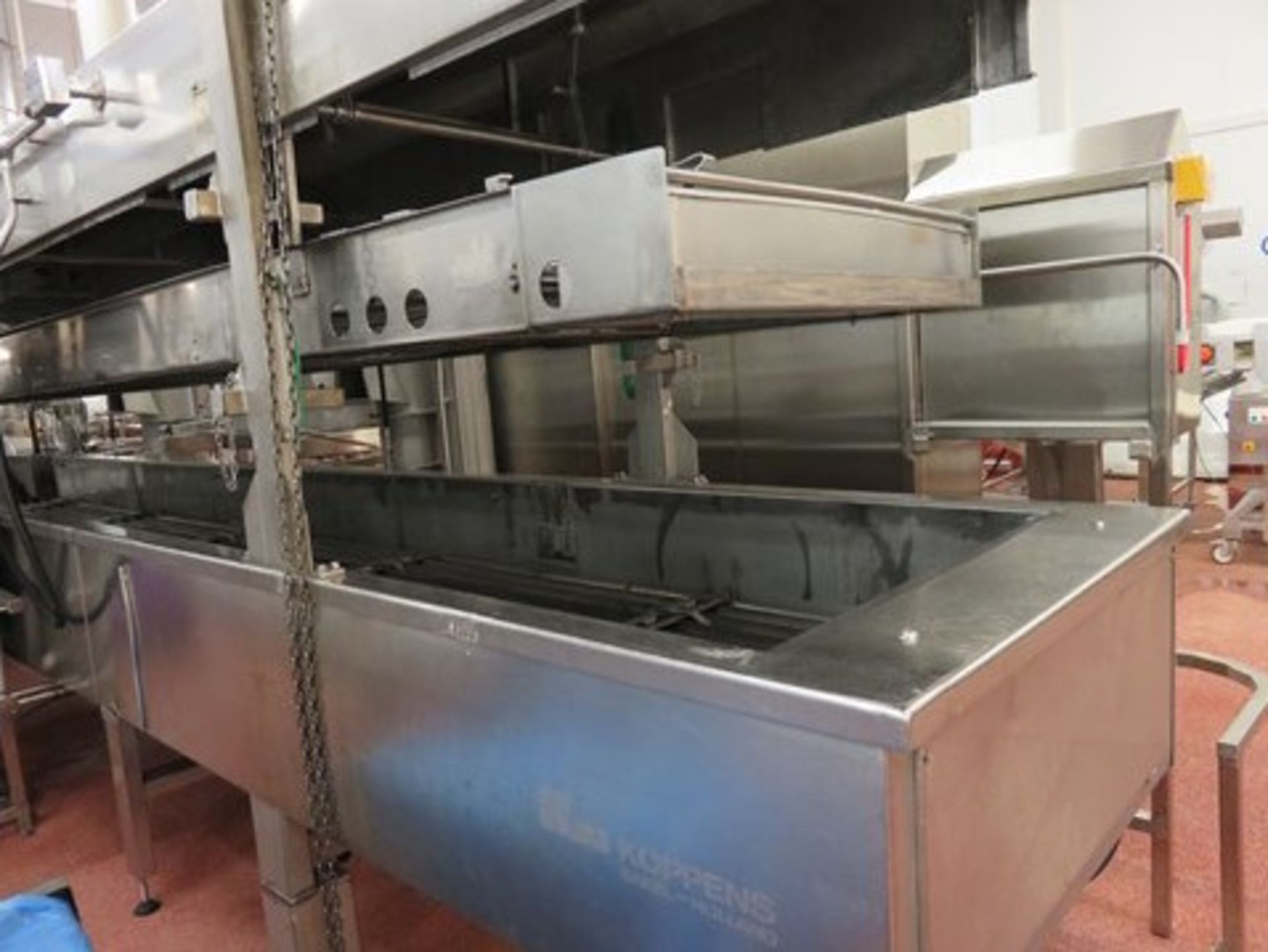 Koppens Fryer. 900mm belt width. 6 meter frying length. Electric. Exhaust Filteration. Gantry. S/ - Bild 4 aus 6