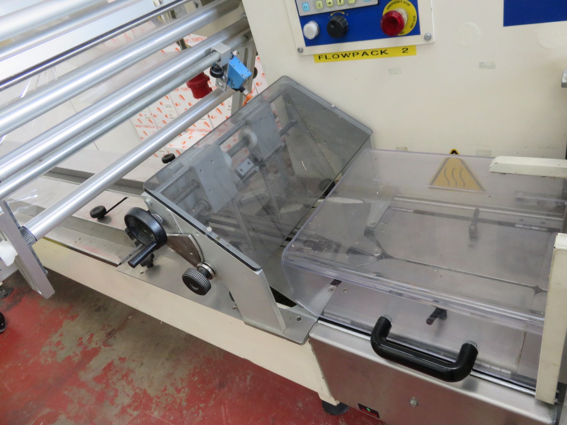 Ilapak Carrera 500 PC Flow-wrapper with adjustable box. PEC for pre-printed film Smartdate 3. LO £50 - Image 10 of 10