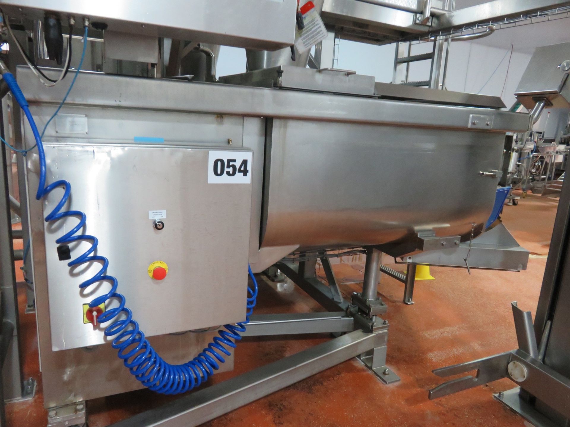 Risco 750 litre Twin Shaft Mixer S/s with Datemaster load cell system Lift Out £100