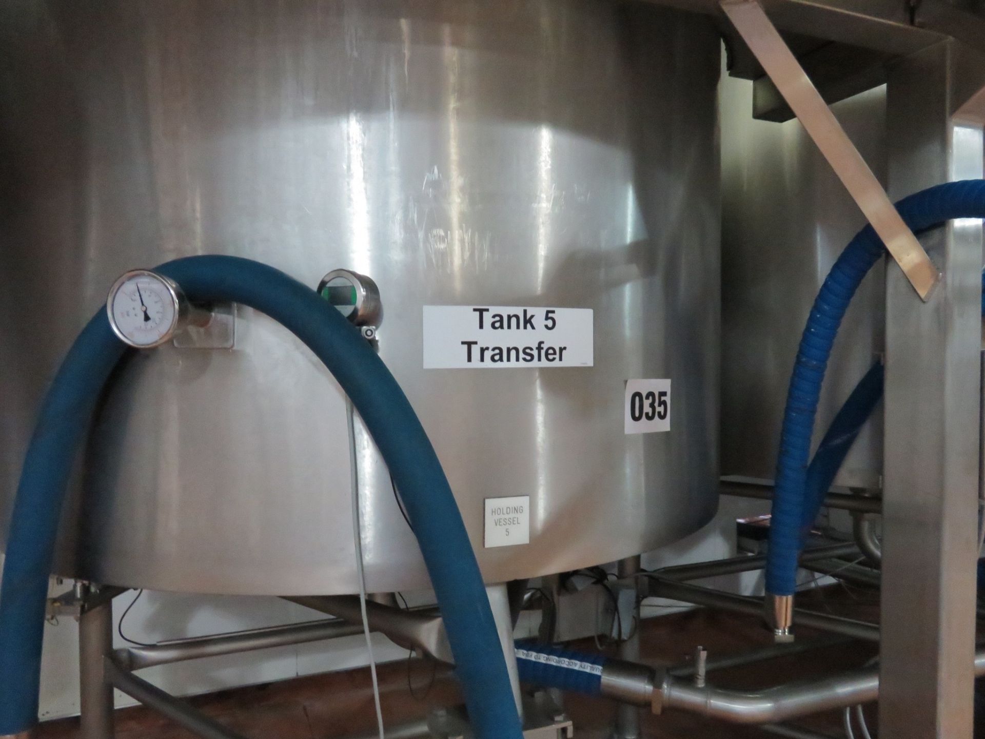 Guisti S/s Holding Tank 3,000 litre, with Glycol, on load cells. Lift Out £150 - Image 2 of 3