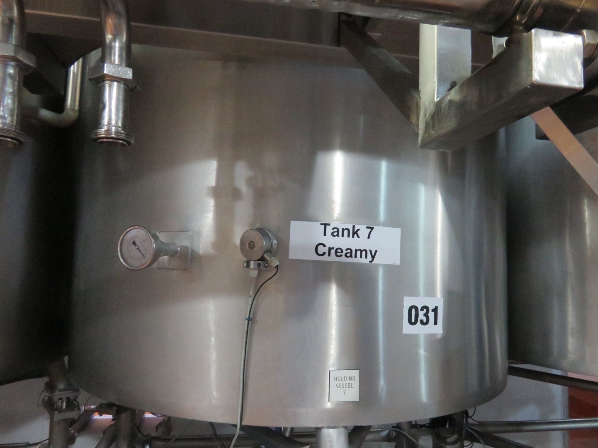 Guisti S/s Holding Tank 3,000 litre, with Glycol, on load cells. Lift Out £150 - Bild 3 aus 4